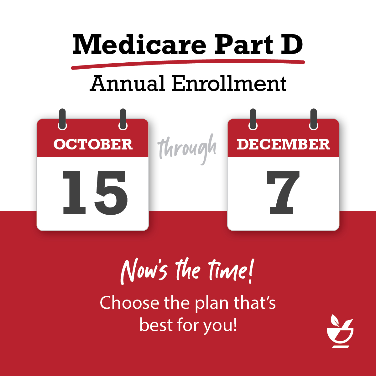MEDICARE PART D OPEN ENROLLMENT